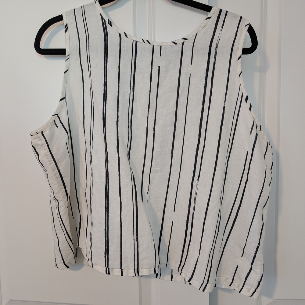 Striped Sleeveless Top